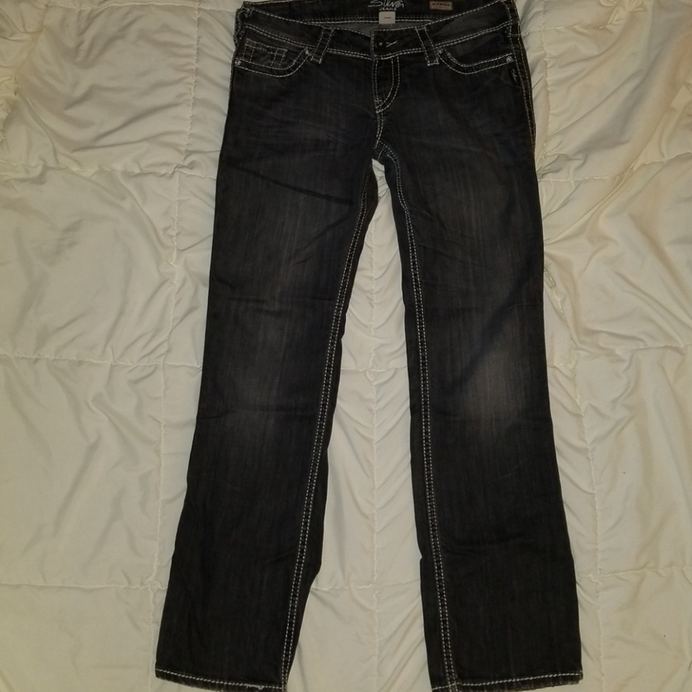 Silver jeans